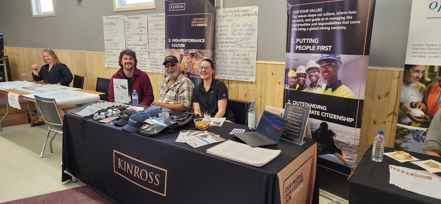 Kinross promotes mining industry at Lac Seul and Wabauskang career